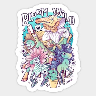 Bloom Wild: Celebrating Diversity in Nature Sticker